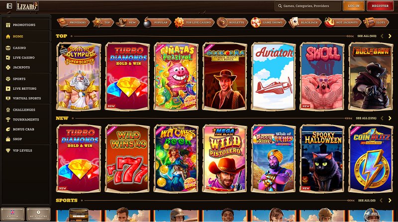 Découvrez Lizaro casino
